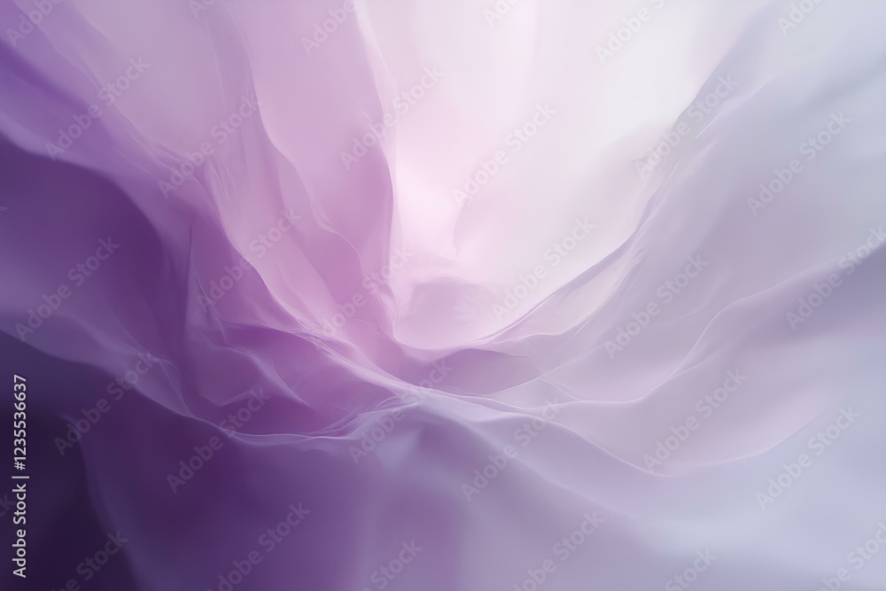 Fototapeta premium Subtle Lavender Hues Abstract Background Soft Draped Fabric Texture
