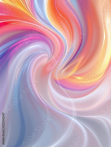 Wallpaper Mural Abstract swirl of colors blending white, blue, and gray, artistic, background, mix, flow, dynamic Torontodigital.ca