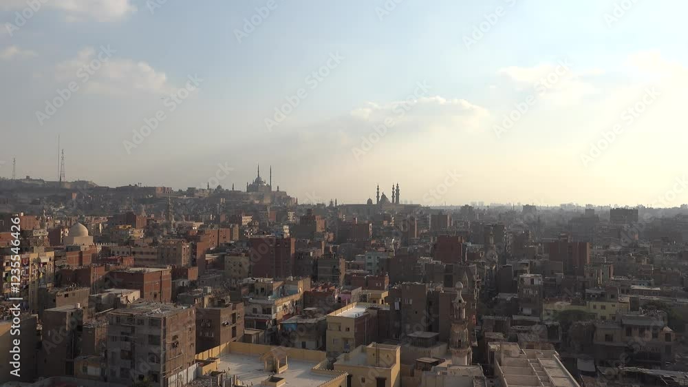 Cairo, Egypt A skyline view of downtown and Old Cairo from atop a minaret at the Ibn Tulun Mosque.
Cairo, Egypt A skyline view of downtown and Old Cairo from atop a minaret at the Ibn Tulun Mosque.