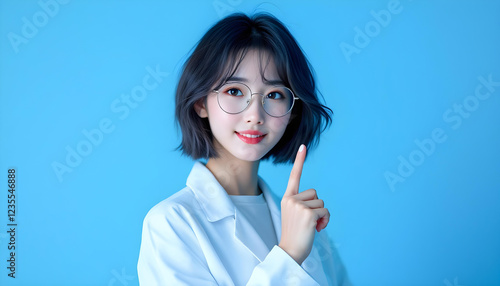 ファンタジーストーリー（ウルトラブルーの色彩を纏った女性）