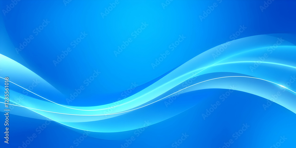 Abstract blue waves, fluid dynamic curves, light cyan highlights, smooth gradients, aquatic theme, digital art, soft flowing lines, underwater ambiance, tranquil atmosphere, ethereal background, minim Abstract blue waves, fluid dynamic curves, light cyan highlights, smooth gradients, aquatic theme, digital art, soft flowing lines, underwater ambiance, tranquil atmosphere, ethereal background, minim