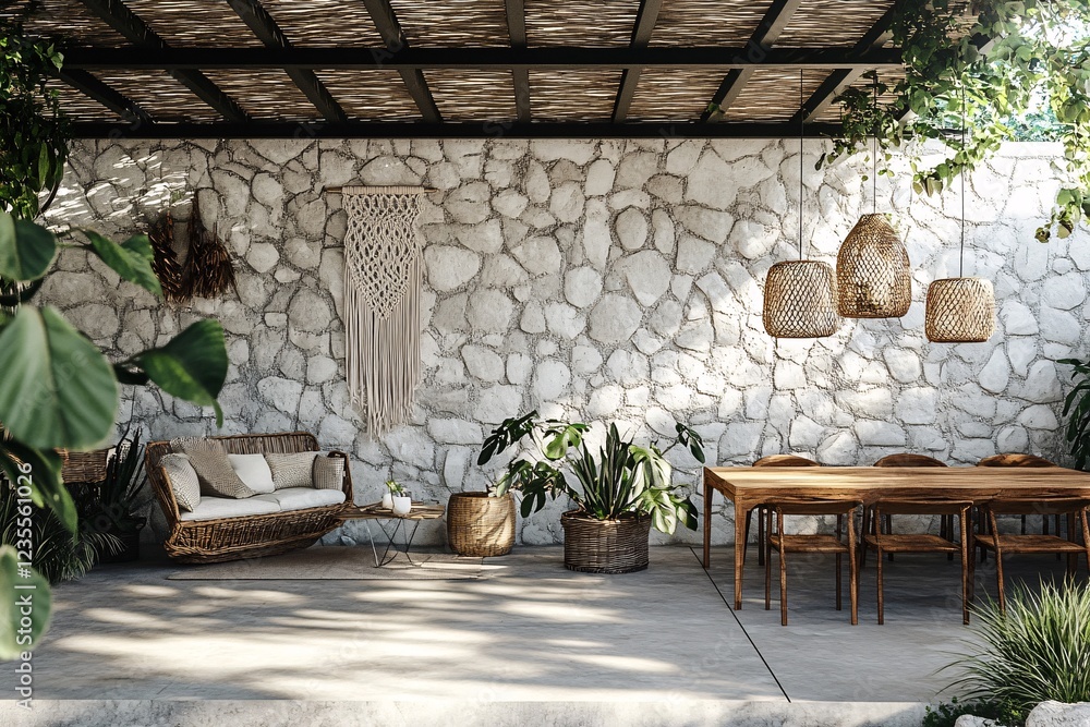 Obraz premium table and chairs