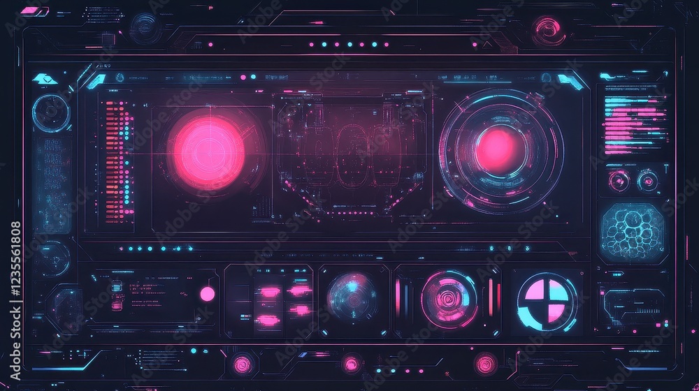 Holographic interface displaying genetic modification process top view technology tone Colored pastel. Holographic interface displaying genetic modification process top view technology tone Colored pastel.