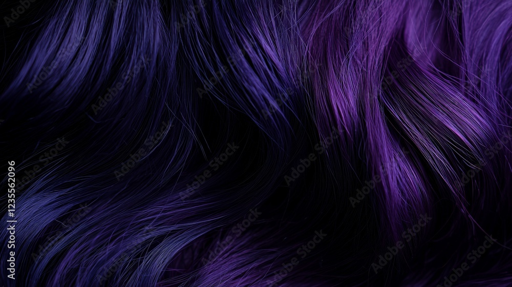Deep Aubergine Gradient Hair Transitioning into Royal Purple Hues Deep Aubergine Gradient Hair Transitioning into Royal Purple Hues