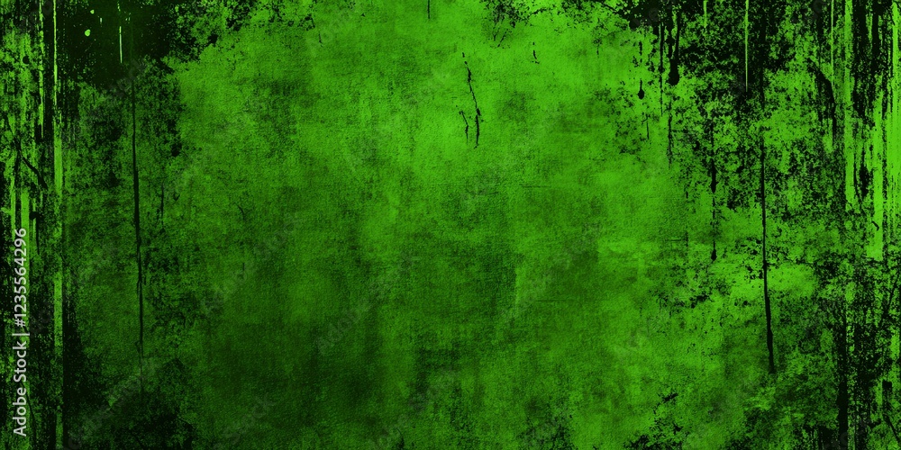 Fototapeta premium Dark Green Grunge Texture Background Distressed Abstract Wall Vintage Overlay