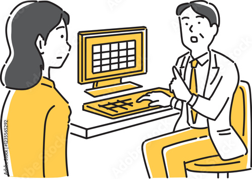 女性に話と医者