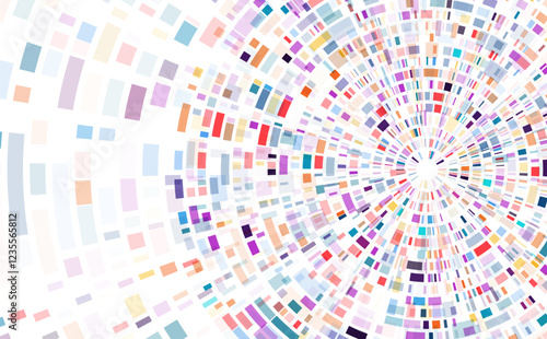 Dna test infographic. Genome sequence map.