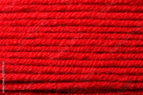 macro picture of red color thread texture abstract close up fabric background textile surface wallpaper template for banner website backdrop poster