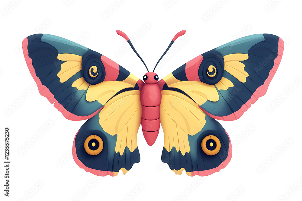 butterfly on a white background, a butterfly, butterfly, beautiful butterfly, cute butterfly, white background, 3D Rendering, 3D, Vector, AI Generative butterfly on a white background, a butterfly, butterfly, beautiful butterfly, cute butterfly, white background, 3D Rendering, 3D, Vector, AI Generative