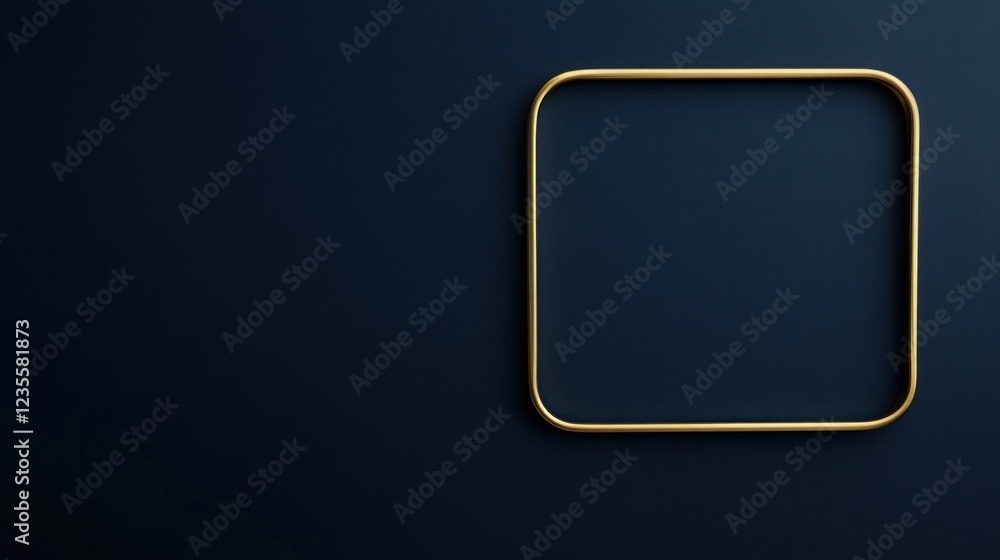 Gold frame, dark background, mockup, product placement, design Gold frame, dark background, mockup, product placement, design