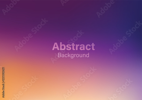 Colorful purple and orange color gradient background design vector illustration template for presentation, website, poster, flyer, banner, social media, marketing, advertising