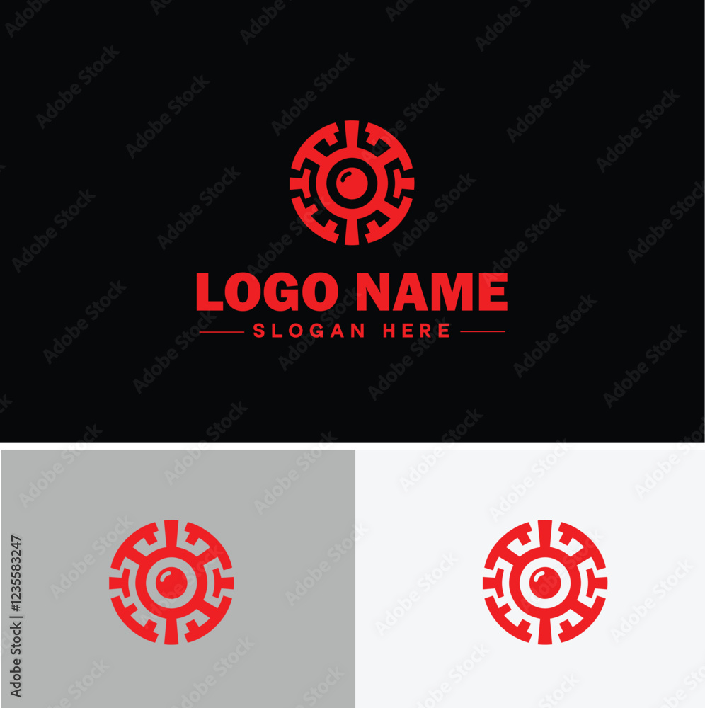 Gear brand icon Equipment label Gear manufacturer Product brand flat logo sign symbol editable vector Gear brand icon Equipment label Gear manufacturer Product brand flat logo sign symbol editable vector