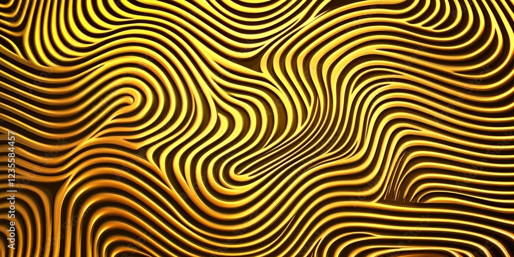 Abstract Golden Waves Luxury Swirling Lines Background Texture Abstract Golden Waves Luxury Swirling Lines Background Texture