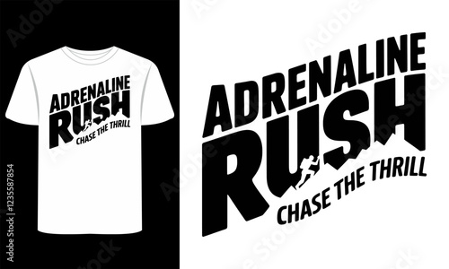 Rush Streetwear Vector T-Shirt Trend graphic