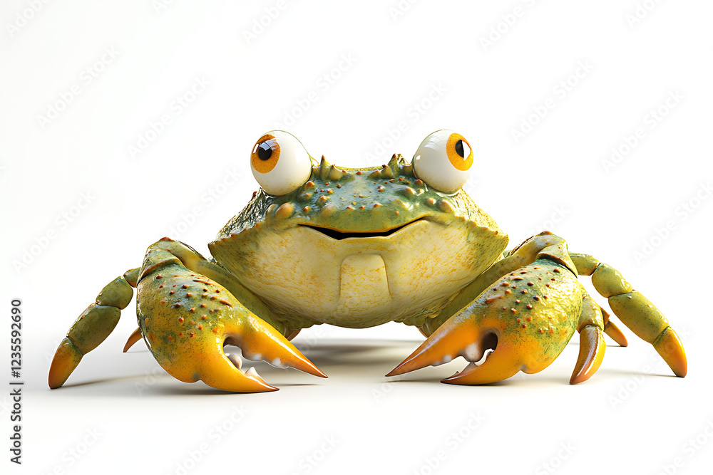 crab on a white background, crab on a blank white background, a crab, crab, cute crab, white background, Copy Space For Add Text 3D Rendering, 3D, Vector, AI Generative crab on a white background, crab on a blank white background, a crab, crab, cute crab, white background, Copy Space For Add Text 3D Rendering, 3D, Vector, AI Generative
