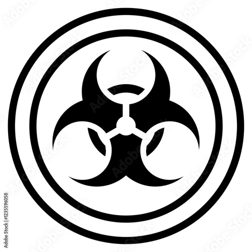 Biohazard  Icon Element For Design