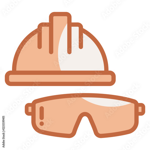 Personal Protective Equipment  Icon Element For Design