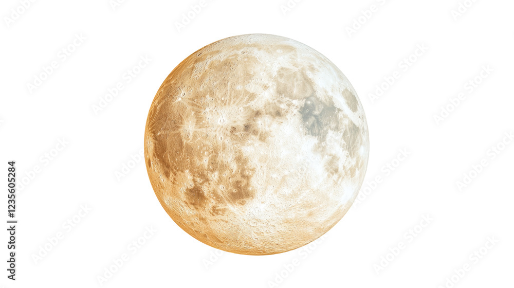 View of moon with transparent PNG background View of moon with transparent PNG background