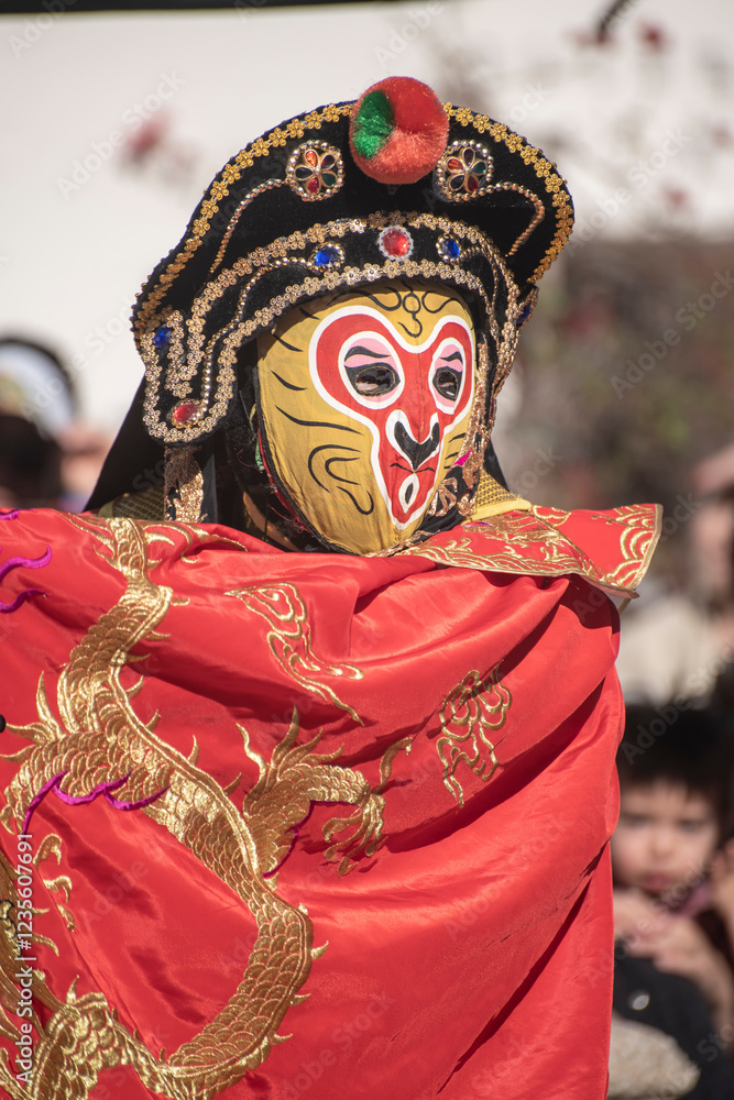 Traditional changing face performance Traditional changing face performance