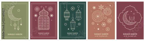 Ramadan Kareem Festive Poster set