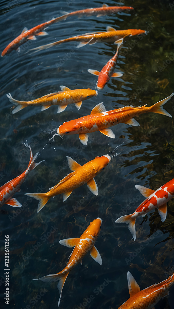 Multiple Koi Fish Multiple Koi Fish