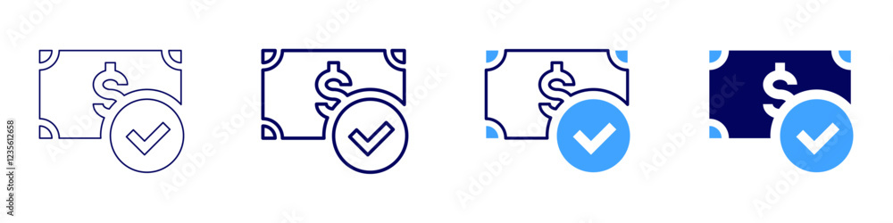 Money payment icon in 4 different styles. Thin Line, Line, Bold, and Bold Line. Duotone style. Editable stroke Money payment icon in 4 different styles. Thin Line, Line, Bold, and Bold Line. Duotone style. Editable stroke