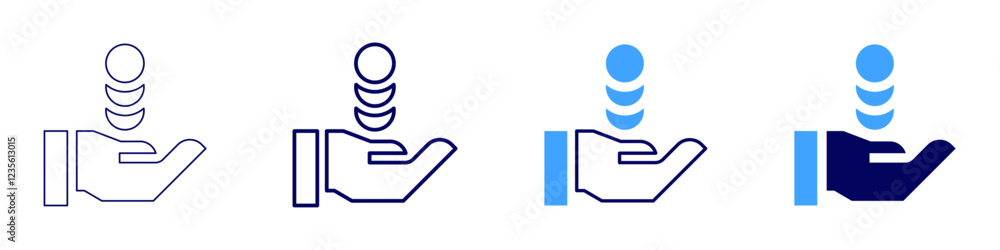 Money refunds icon in 4 different styles. Thin Line, Line, Bold, and Bold Line. Duotone style. Editable stroke Money refunds icon in 4 different styles. Thin Line, Line, Bold, and Bold Line. Duotone style. Editable stroke