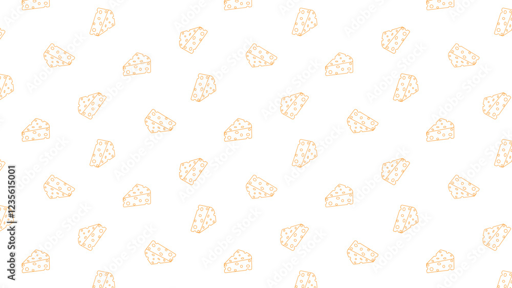 cheddar cheese outline seamless pattern. for background, wallpaper, print, packaging, etc. food and beverage theme. especially snack with cheese flavored. cheddar cheese outline seamless pattern. for background, wallpaper, print, packaging, etc. food and beverage theme. especially snack with cheese flavored.