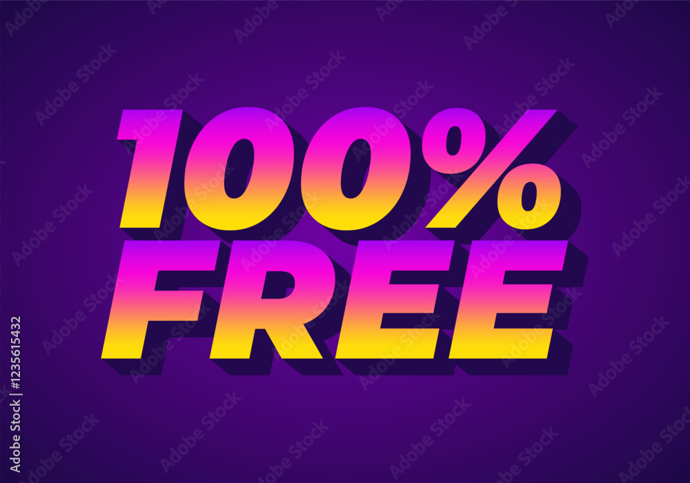 100% free. Text effect in bold font for promotion ads 100% free. Text effect in bold font for promotion ads
