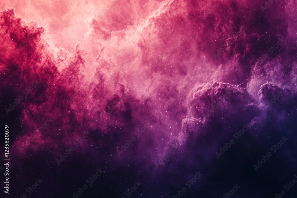Obraz premium Colorful nebula clouds in space, a vibrant background
