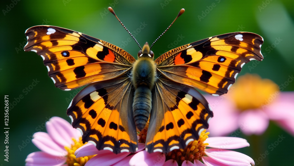 Butterfly with Unique Wings Butterfly with Unique Wings