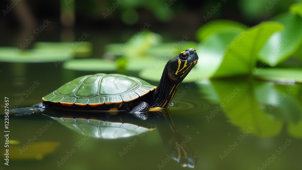 Fototapeta premium Turtle in a Pond