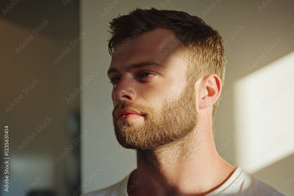 Obraz premium instant film developing in the soft natural light.