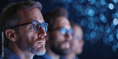 Focused Professional Analyzing Data in Digital Environment