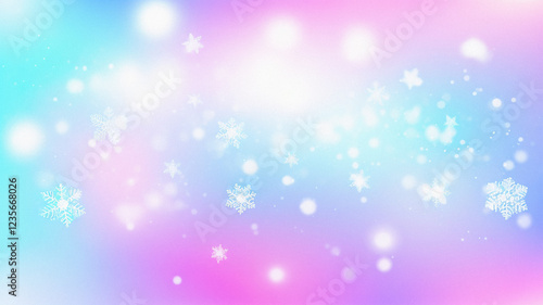 Snowflakes, snow, winter, dreamy street, background, template