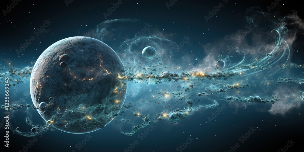 planet earth in space