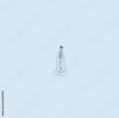 THESE HIGH QUALITY MOTHER MARIA VECTOR FOR USING VARIOUS TYPES OF DESIGN WORKS LIKE T-SHIRT, LOGO, TATTOO AND HOME WALL DESIGN
