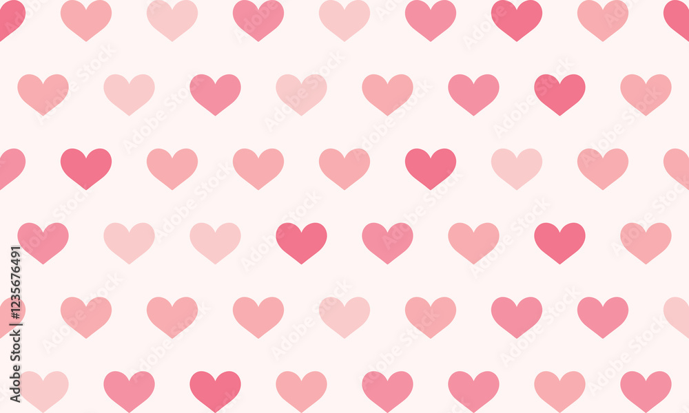 Vector Pink Love Heart Pattern Background Backdrop Design Vector Pink Love Heart Pattern Background Backdrop Design