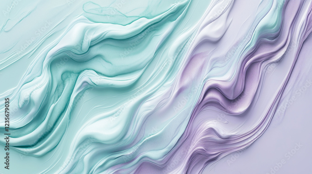 Soothing Abstract Background With Smooth Flowing Patterns in Calming Colors. Generative AI Soothing Abstract Background With Smooth Flowing Patterns in Calming Colors. Generative AI