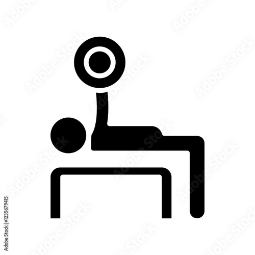 Weight training icon