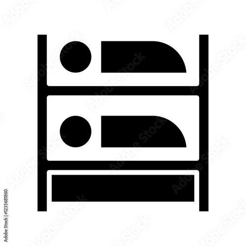 Bunk bed icon