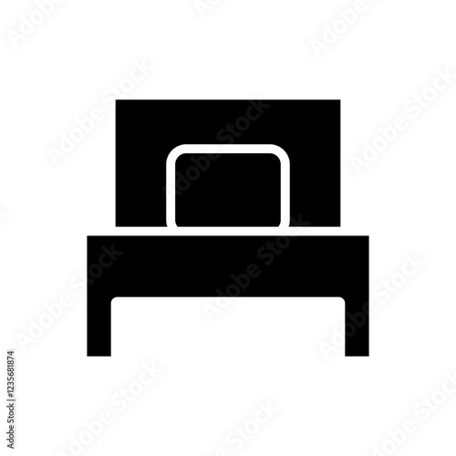 Single bed icon