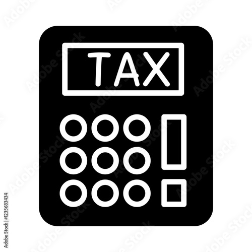 Tax calculation icon