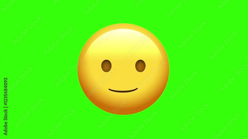 Drooling Happy Face. Mp4