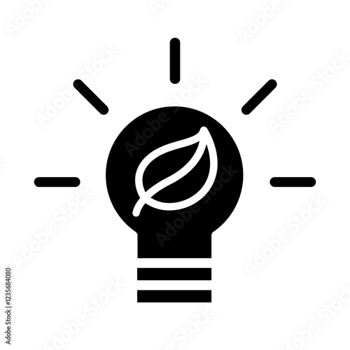 Bio bulb icon