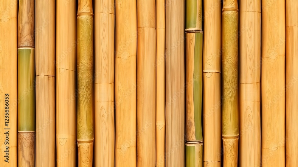 Naklejka premium bamboo texture background