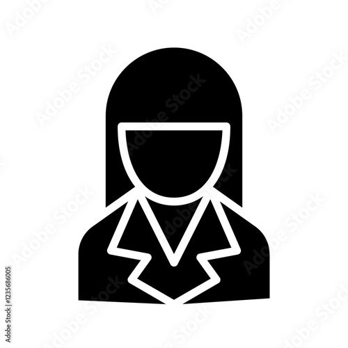 Business woman icon