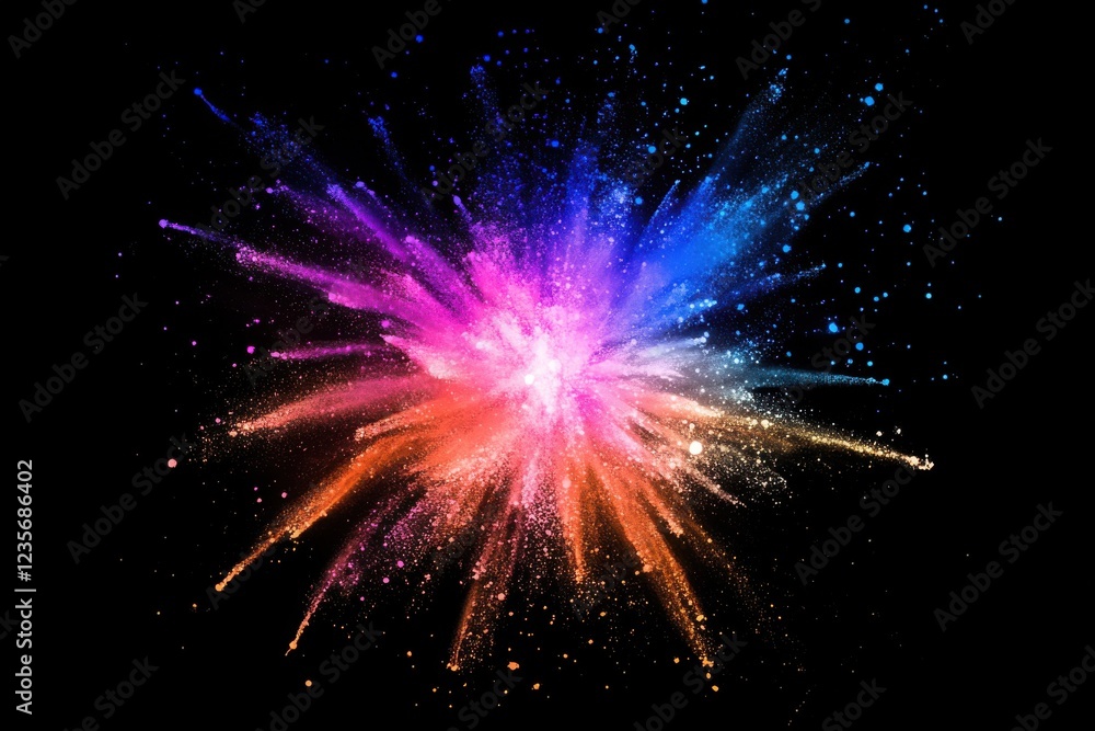 Fototapeta premium Captivating burst of radiant light on pristine background, perfect for dynamic visuals and creative projects