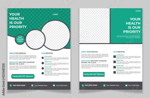 New Corporate healthcare medical flyer