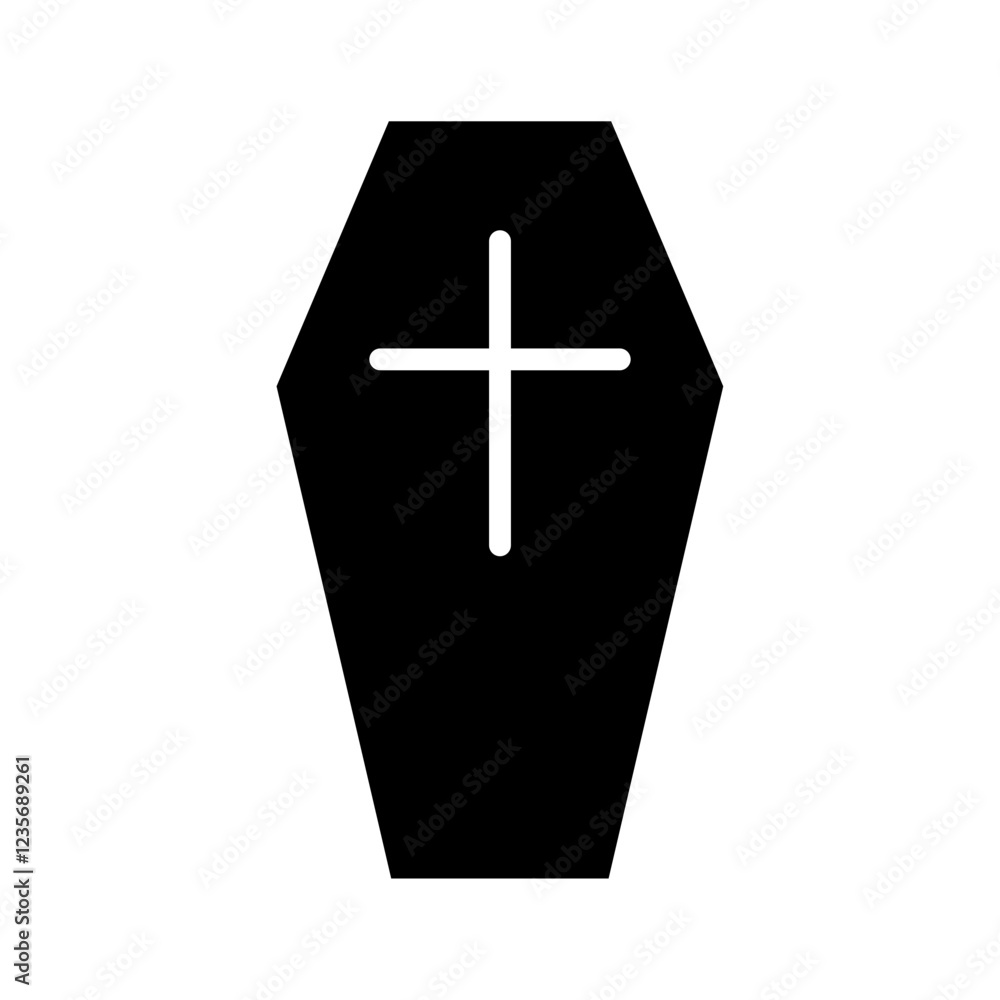 Obraz premium Coffin icon